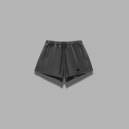 Washed Drawstring Shorts