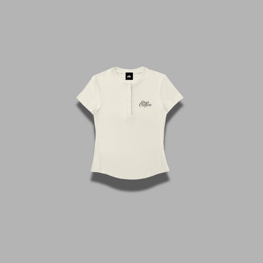 Bodycon Henley Shirt