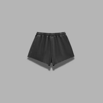 Washed Drawstring Shorts